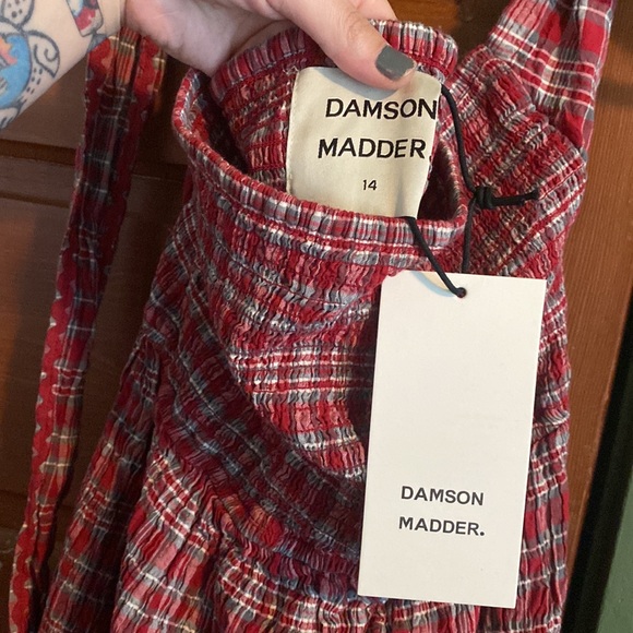 ❗️SOLD❗️- Damson Madder Pia Midi Dress - Picture 6 of 7